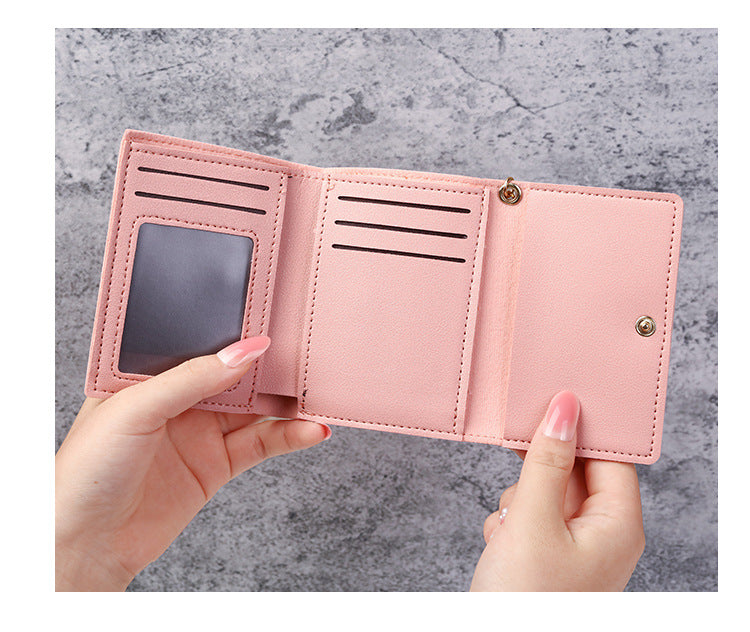 Cute Cat Paw Trifold Wallet with Card Slots