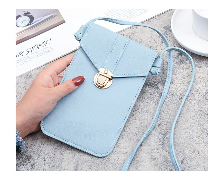 Small Sling Mobile Pouch with Back Touchscreen