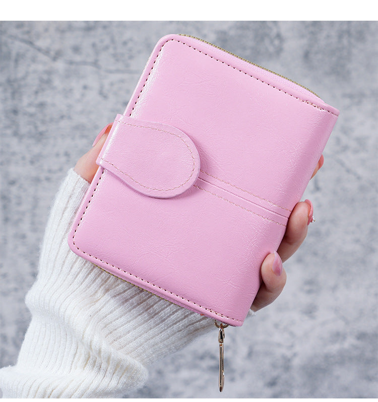 Women's Wallet with Zipper Coin Pocket and Multi Card Slots
