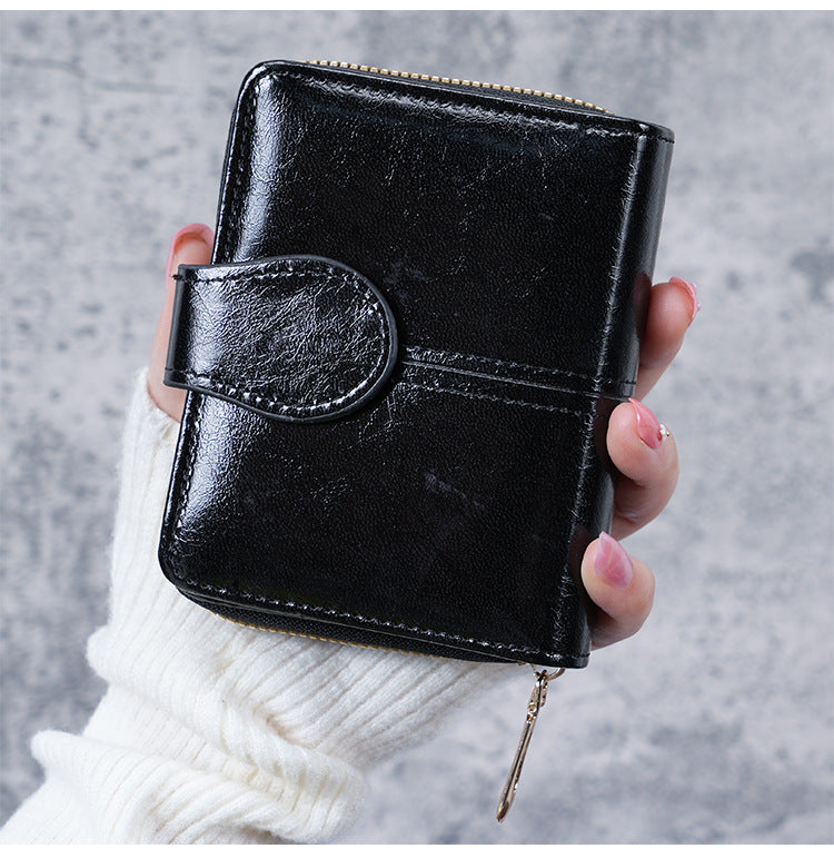 Women's Wallet with Zipper Coin Pocket and Multi Card Slots