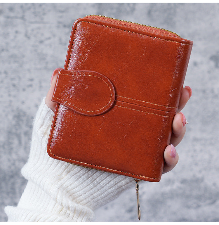 Women's Wallet with Zipper Coin Pocket and Multi Card Slots