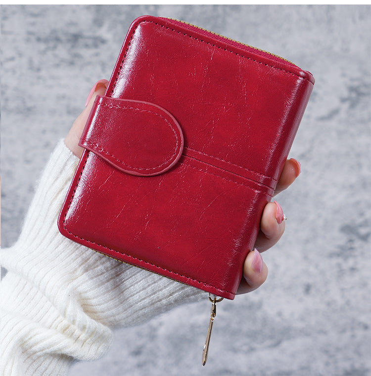 Women's Wallet with Zipper Coin Pocket and Multi Card Slots