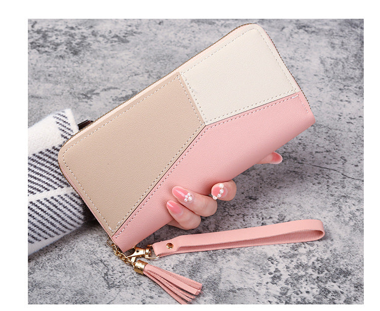Large Women's Zip Around Wallet Clutch with Phone Pocket