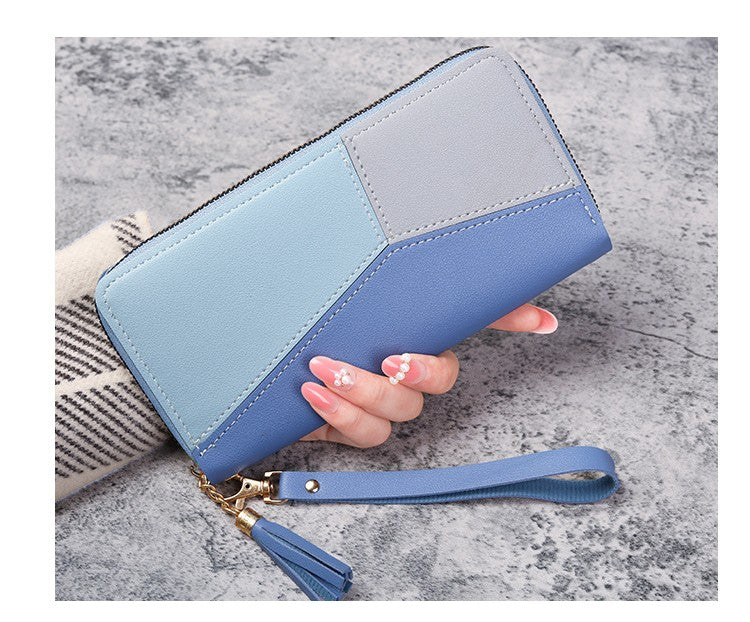 Large Women's Zip Around Wallet Clutch with Phone Pocket